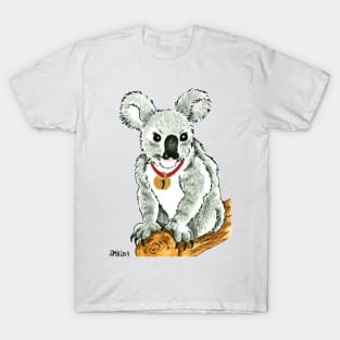 2013 Holiday ATC 13 - Koala with Sleigh Bell T-Shirt